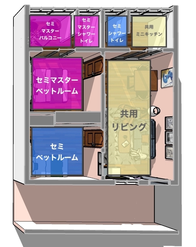 フィリピン留学 Cebu21 - BECI City-Domitory-6
